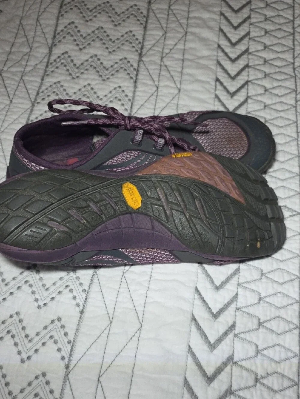 Merrell Women's Plum Purple Lace-Up Minimalist Vibram
